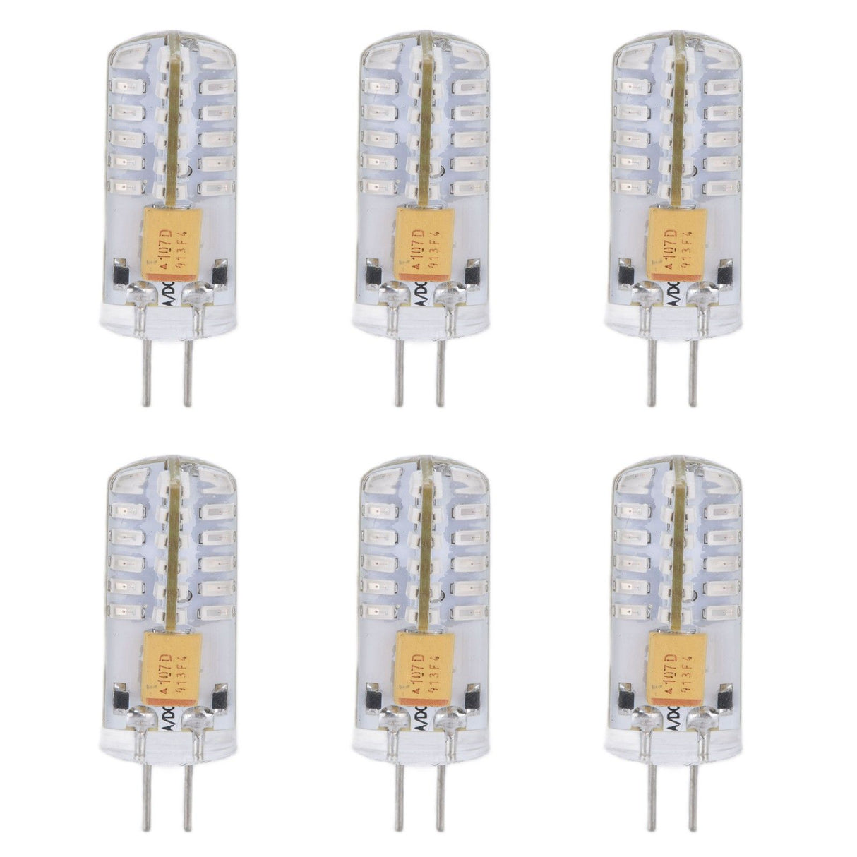 6Pcs LED Bulb Easy Install Light Transmission Uniform Light Output Color Bulb for Party Home 12VBlue