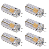 6Pcs LED Bulb Easy Install Light Transmission Uniform Light Output Color Bulb for Party Home 12VBlue - Front View