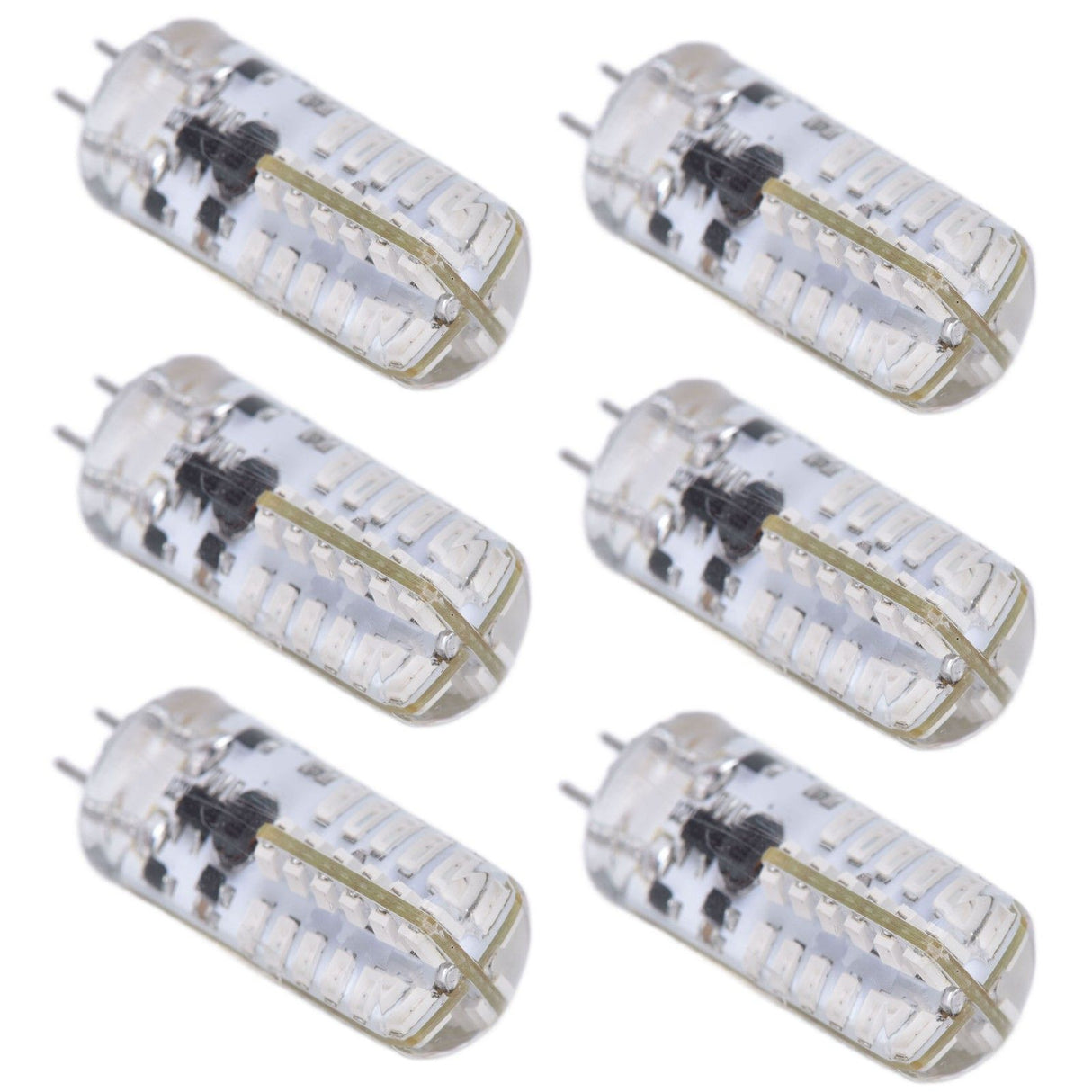6Pcs LED Bulb Easy Install Light Transmission Uniform Light Output Color Bulb for Party Home 12VBlue
