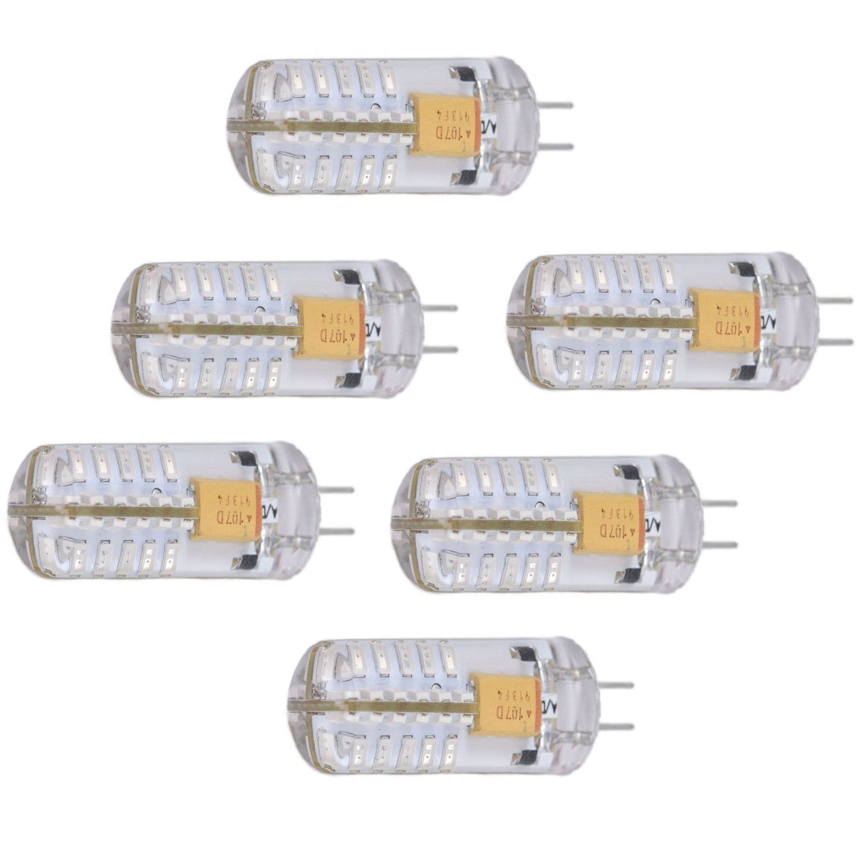 6Pcs LED Bulb Easy Install Light Transmission Uniform Light Output Color Bulb for Party Home 12VBlue