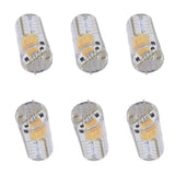 6Pcs LED Bulb Easy Install Light Transmission Uniform Light Output Color Bulb for Party Home 12VBlue