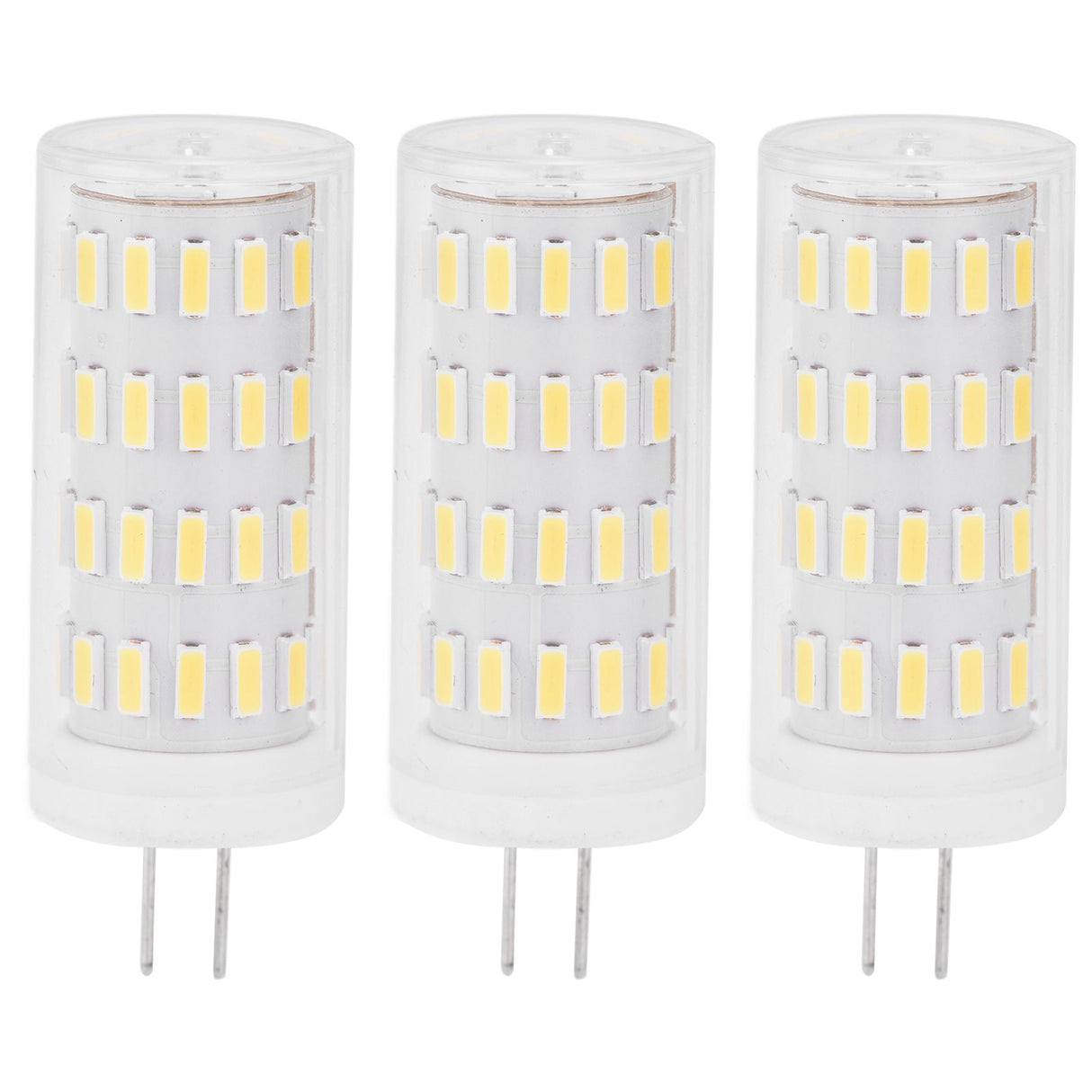 3PCS G4 LED Bulb 5W T3 JC Type Double Pin Base AC DC12‑24V Dimmable Outdoor Landscape BulbWarm Light