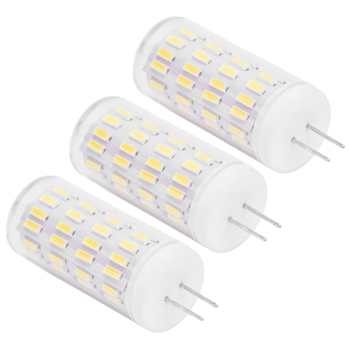 3PCS G4 LED Bulb 5W T3 JC Type Double Pin Base AC DC12‑24V Dimmable Outdoor Landscape BulbWarm Light