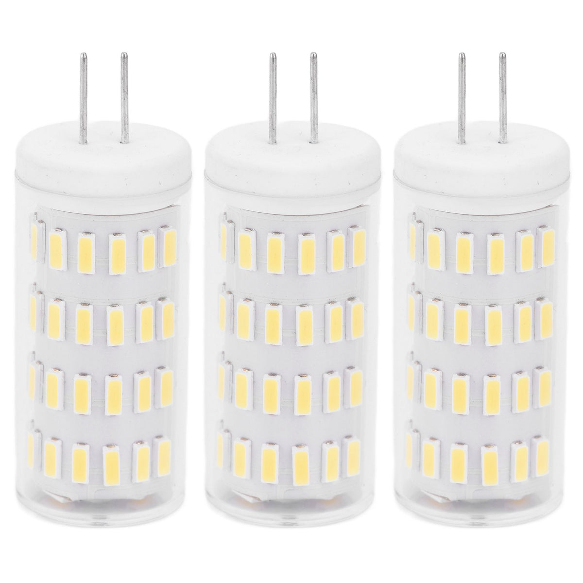 3PCS G4 LED Bulb 5W T3 JC Type Double Pin Base AC DC12‑24V Dimmable Outdoor Landscape BulbWarm Light