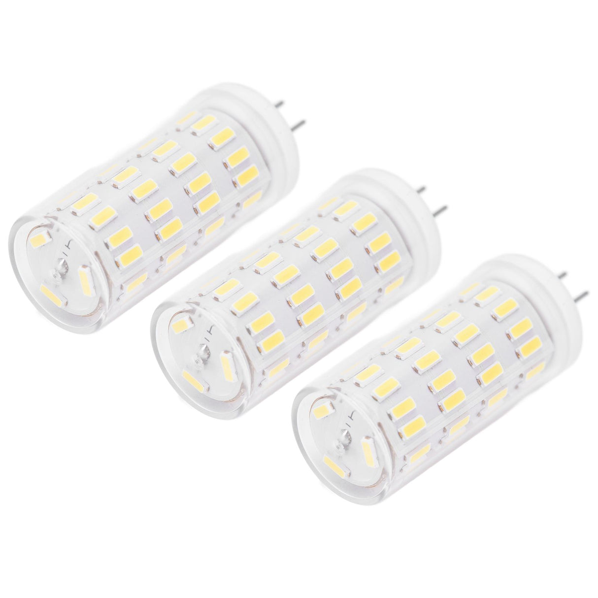 3PCS G4 LED Bulb 5W T3 JC Type Double Pin Base AC DC12‑24V Dimmable Outdoor Landscape BulbWarm Light