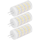 3PCS G4 LED Bulb 5W T3 JC Type Double Pin Base AC DC12‑24V Dimmable Outdoor Landscape BulbWhite Light - Front View
