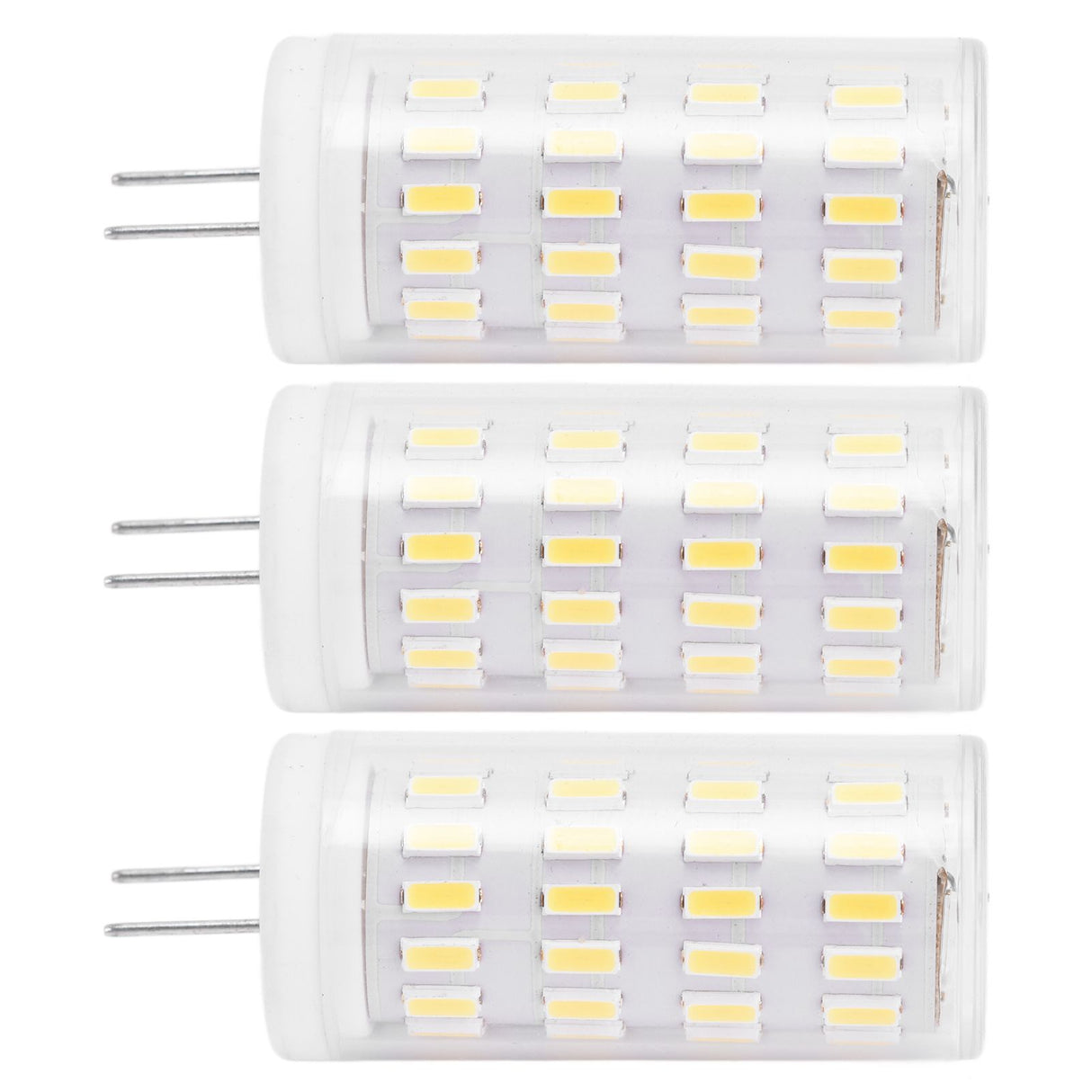 3PCS G4 LED Bulb 5W T3 JC Type Double Pin Base AC DC12‑24V Dimmable Outdoor Landscape BulbWhite Light