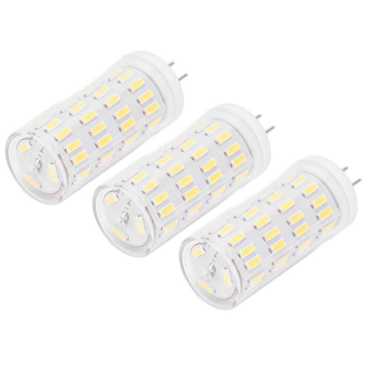 3PCS G4 LED Bulb 5W T3 JC Type Double Pin Base AC DC12‑24V Dimmable Outdoor Landscape BulbWhite Light