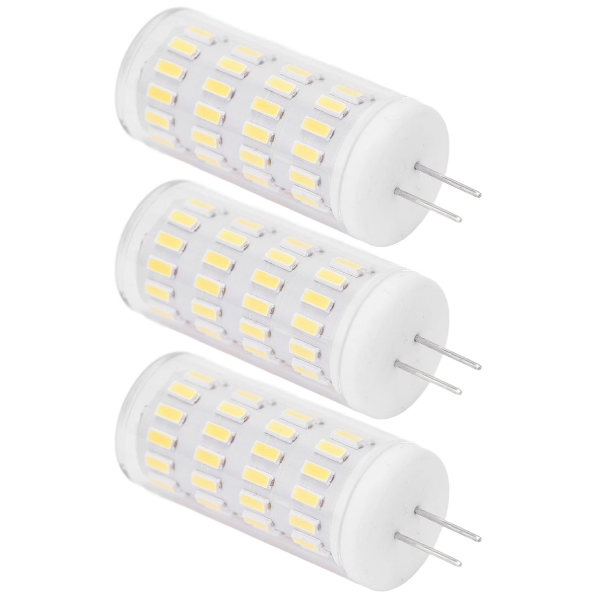 3PCS G4 LED Bulb 5W T3 JC Type Double Pin Base AC DC12‑24V Dimmable Outdoor Landscape BulbWhite Light
