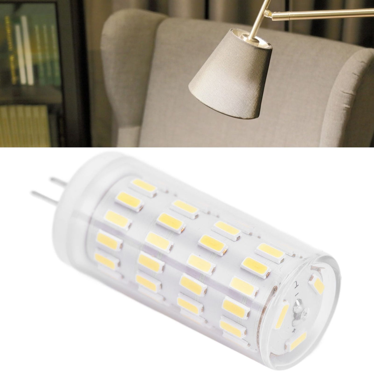 3PCS G4 LED Bulb 5W T3 JC Type Double Pin Base AC DC12‑24V Dimmable Outdoor Landscape BulbWhite Light