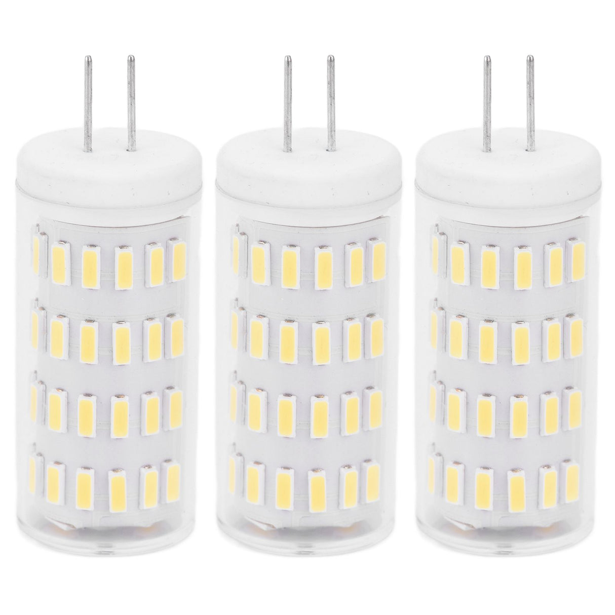 3PCS G4 LED Bulb 5W T3 JC Type Double Pin Base AC DC12‑24V Dimmable Outdoor Landscape BulbNatural Light
