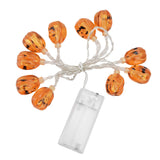 10LED Pumpkin String Lights Battery Operated Halloween Decorative Lamp for Home Yard Festival Party - Extra Image
