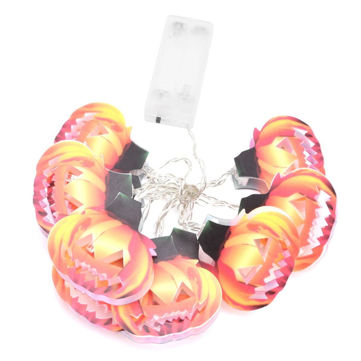 10LED Hollow Pumpkin String Lights Indoor Outdoor Halloween Festival Party Decoration Warm Light