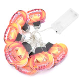 10LED Hollow Pumpkin String Lights Indoor Outdoor Halloween Festival Party Decoration Warm Light - Extra Image