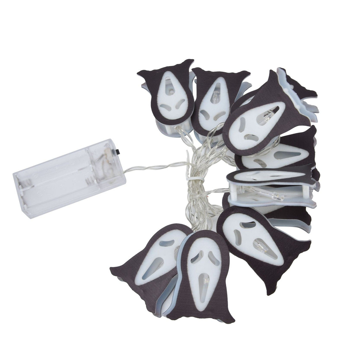Halloween Ghosts String Lights 10LED String Light for Outdoor Indoor Holiday Decoration Battery Operated