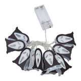 Halloween Ghosts String Lights 10LED String Light for Outdoor Indoor Holiday Decoration Battery Operated