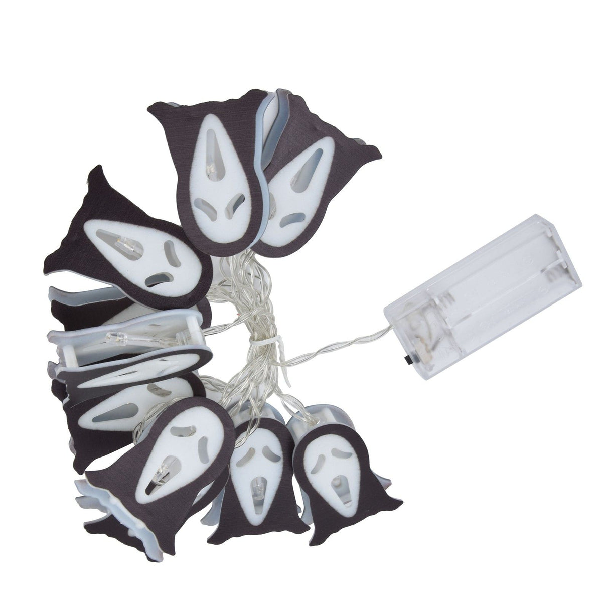 Halloween Ghosts String Lights 10LED String Light for Outdoor Indoor Holiday Decoration Battery Operated