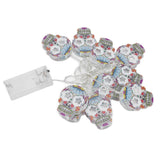 10LED Skull String Lights Halloween String Lights for Festival Party Holiday Decoration Battery Operated