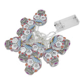 10LED Skull String Lights Halloween String Lights for Festival Party Holiday Decoration Battery Operated