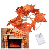 10LED Maple Leaves String Light LED Decorative String Light for Home Holiday Indoor Decor