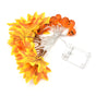 LED String Light Yellow Maple Leaves Pumpkin Grimace Design Ambient Light with 20LEDs for Halloween