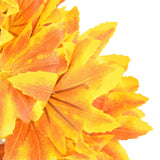 LED String Light Yellow Maple Leaves Pumpkin Grimace Design Ambient Light with 20LEDs for Halloween
