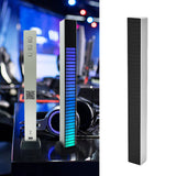 40LED RGB Rhythm Light Colorful USB Charging Light Bar Voice Control Light with Base for KTV Bar PartyWhite Shell - Extra Image