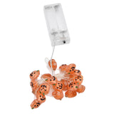 2m 20LED Pumpkin String Lights Battery Powered Decorative Lamp for Outdoor Indoor Halloween Party Haunted House - Front View
