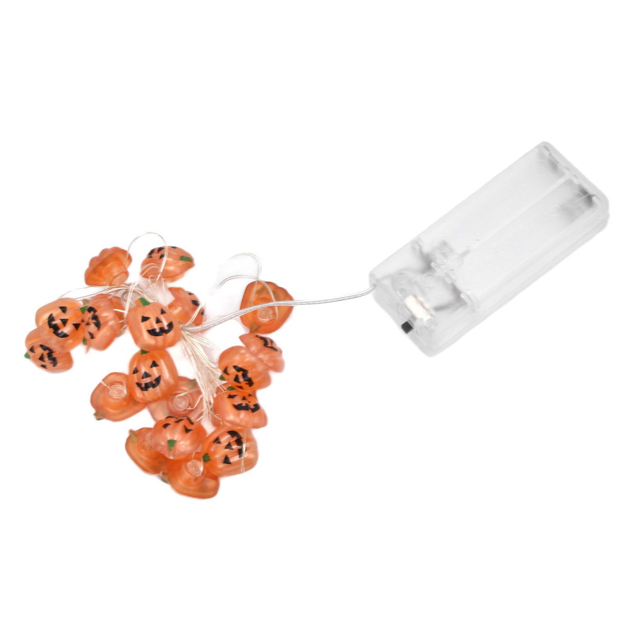 2m 20LED Pumpkin String Lights Battery Powered Decorative Lamp for Outdoor Indoor Halloween Party Haunted House