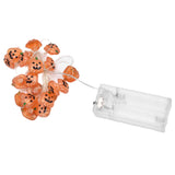 2m 20LED Pumpkin String Lights Battery Powered Decorative Lamp for Outdoor Indoor Halloween Party Haunted House - Extra Image