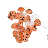 2m 20LED Pumpkin String Lights Battery Powered Decorative Lamp for Outdoor Indoor Halloween Party Haunted House