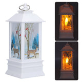 LED Lantern Elk Desktop Warm Light Personalized Christmas Light for Home Bedroom Living Room