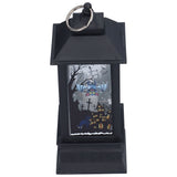 Halloween Lantern LED Witch Pattern Night Light Simulated Candle Flame Light for Party Bar