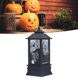 Halloween Lantern LED Witch Pattern Night Light Simulated Candle Flame Light for Party Bar
