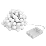 10m LED Artificial Pearl String Lamp 100LED Decorative Spherical String Light with 2 Lighting Modes - Front View