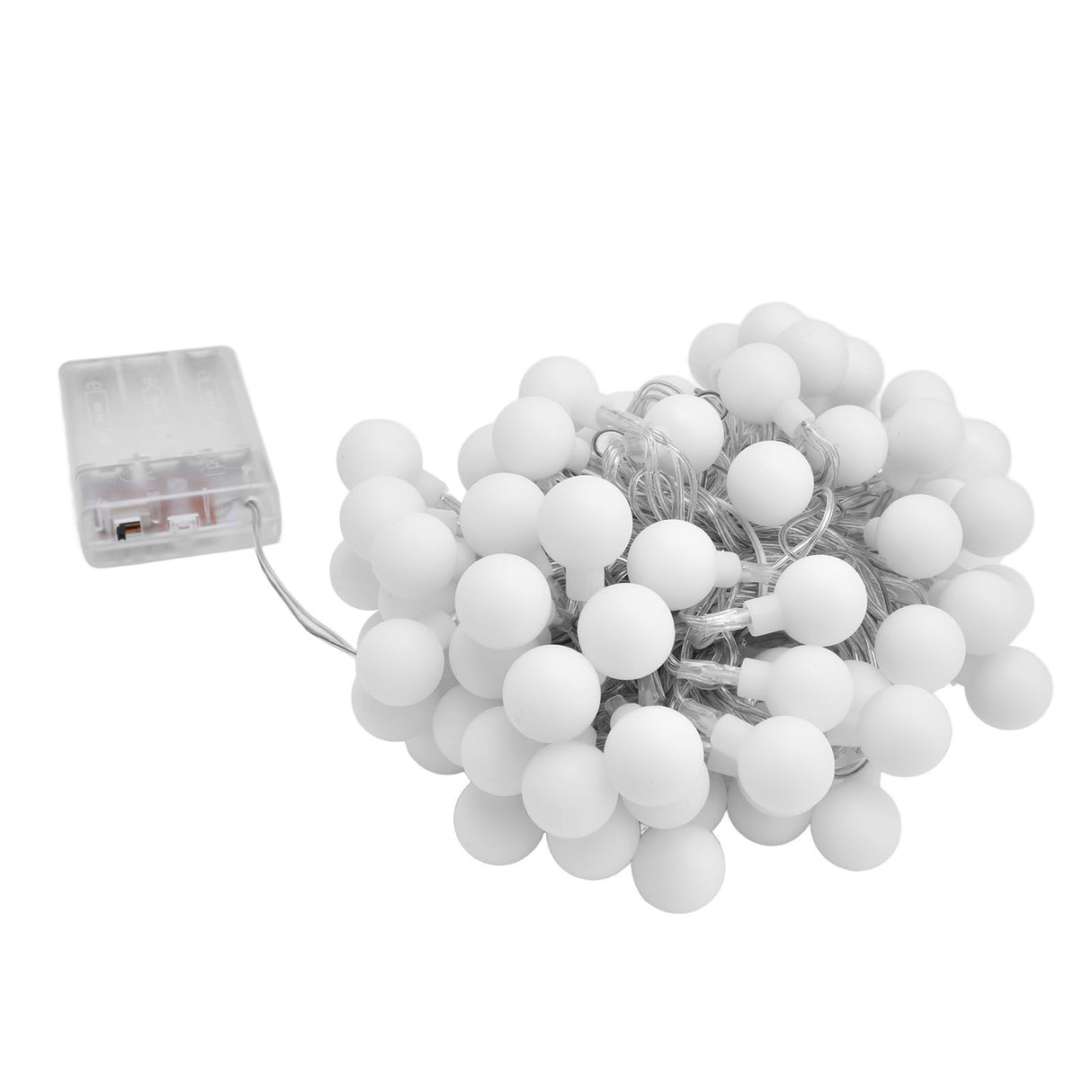 10m LED Artificial Pearl String Lamp 100LED Decorative Spherical String Light with 2 Lighting Modes