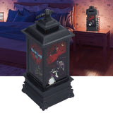 Vintage Style Halloween Lantern Handheld Simulated Candle Flicker Witch Pattern LED Lamp - Extra Image