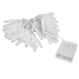 100LED Crystal String Lights 10M String Lamp with 2 Lighting Modes for Holiday Birthday Decor Battery Powered - Side View