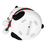 Panda Shape Tap Night Light with 7 Colors Changing USB Charging Silicone Lamp for Bedroom Children's RoomEyes Closed Pattern - Extra Image