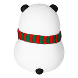 Panda Shape Tap Night Light with 7 Colors Changing USB Charging Silicone Lamp for Bedroom Children's RoomEyes Closed Pattern - Extra Image