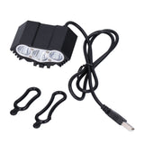 Bicycle Light 3LED High Brightness Mountain Bike Front Light USB Powered Bike Headlight for Night Riding