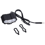 Bicycle Light 3LED High Brightness Mountain Bike Front Light USB Powered Bike Headlight for Night Riding - Side View