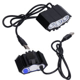 Bicycle Light 3LED High Brightness Mountain Bike Front Light USB Powered Bike Headlight for Night Riding - Extra Image