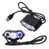 Bicycle Light 3LED High Brightness Mountain Bike Front Light USB Powered Bike Headlight for Night Riding - Extra Image