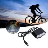 Bicycle Light 3LED High Brightness Mountain Bike Front Light USB Powered Bike Headlight for Night Riding