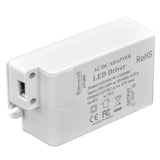 LED Driver Input AC100‑240V 0.35A Output DC12V 0.5A 6W LED Transformer for Bathroom - Front View