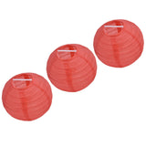 4 Inch Red Paper Lanterns Decorative Round Chinese Lanterns for Birthday Weddings - Extra Image