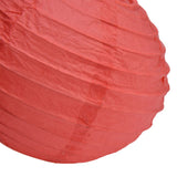 4 Inch Red Paper Lanterns Decorative Round Chinese Lanterns for Birthday Weddings
