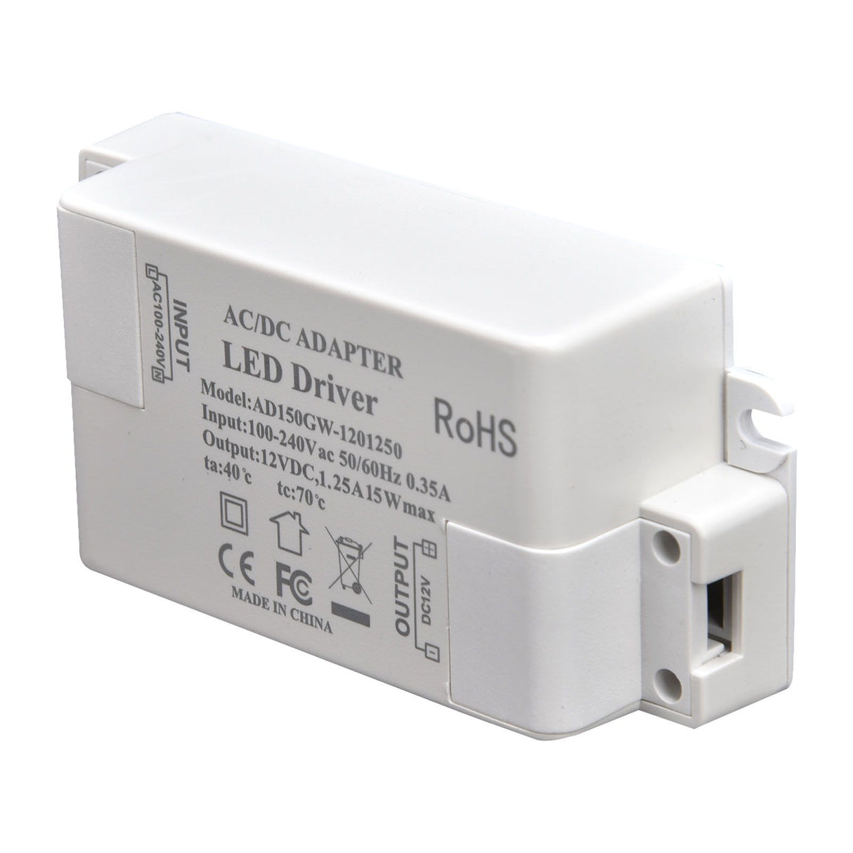 LED Driver 0.35A Small Indoor Lighting LED Lamp Power Supply Drive Transformer AC 100‑240V
