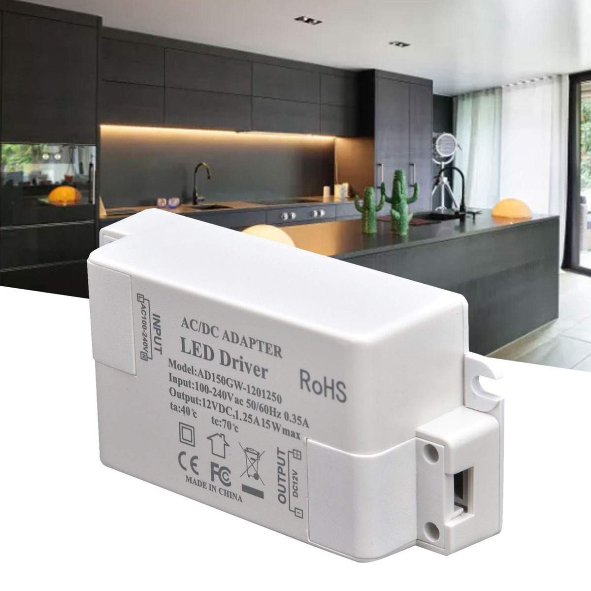 LED Driver 0.35A Small Indoor Lighting LED Lamp Power Supply Drive Transformer AC 100‑240V